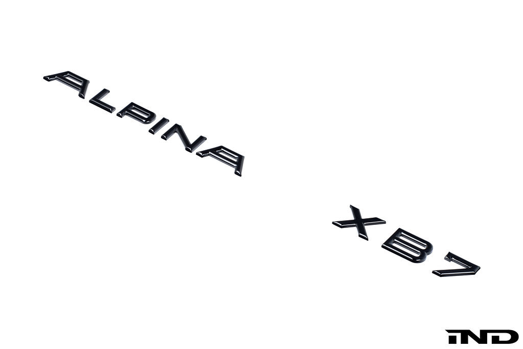 IND G07 アルピナ XB7 塗装済み トランクエンブレム