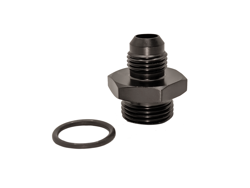 Fuelab レデューサーポートフィッティング -8AN ORB から -6AN 37°フレア