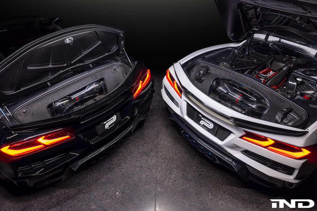 Eventuri シボレー C8 コルベット Z06 ハードトップ コンバーチブル ブラックカーボン インテークシステム