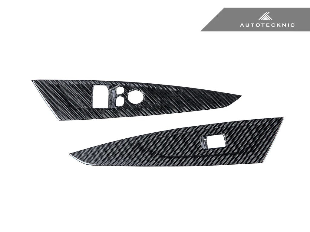 AutoTecknic G82 M4 ドライカーボン ウィンドウスイッチパネルトリムセット