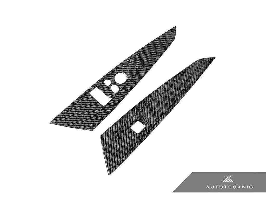 AutoTecknic G82 M4 ドライカーボン ウィンドウスイッチパネルトリムセット