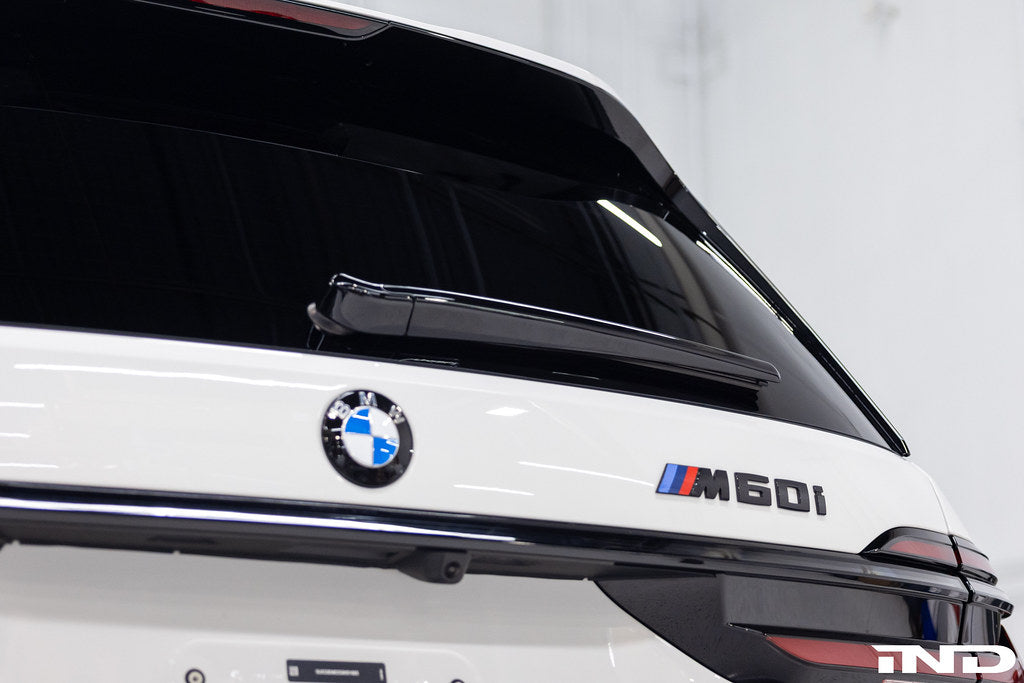 IND G07 X7 塗装済みリアワイパーアーム + キャップ - グロスブラック