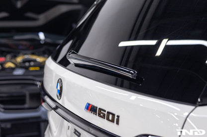 IND G07 X7 塗装済みリアワイパーアーム + キャップ - グロスブラック