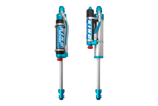 King Shocks 12-18 Ford Ranger Px/T6 リア 2.5インチ径 ピギーホースリザーバー付調整式ショック (ペア)