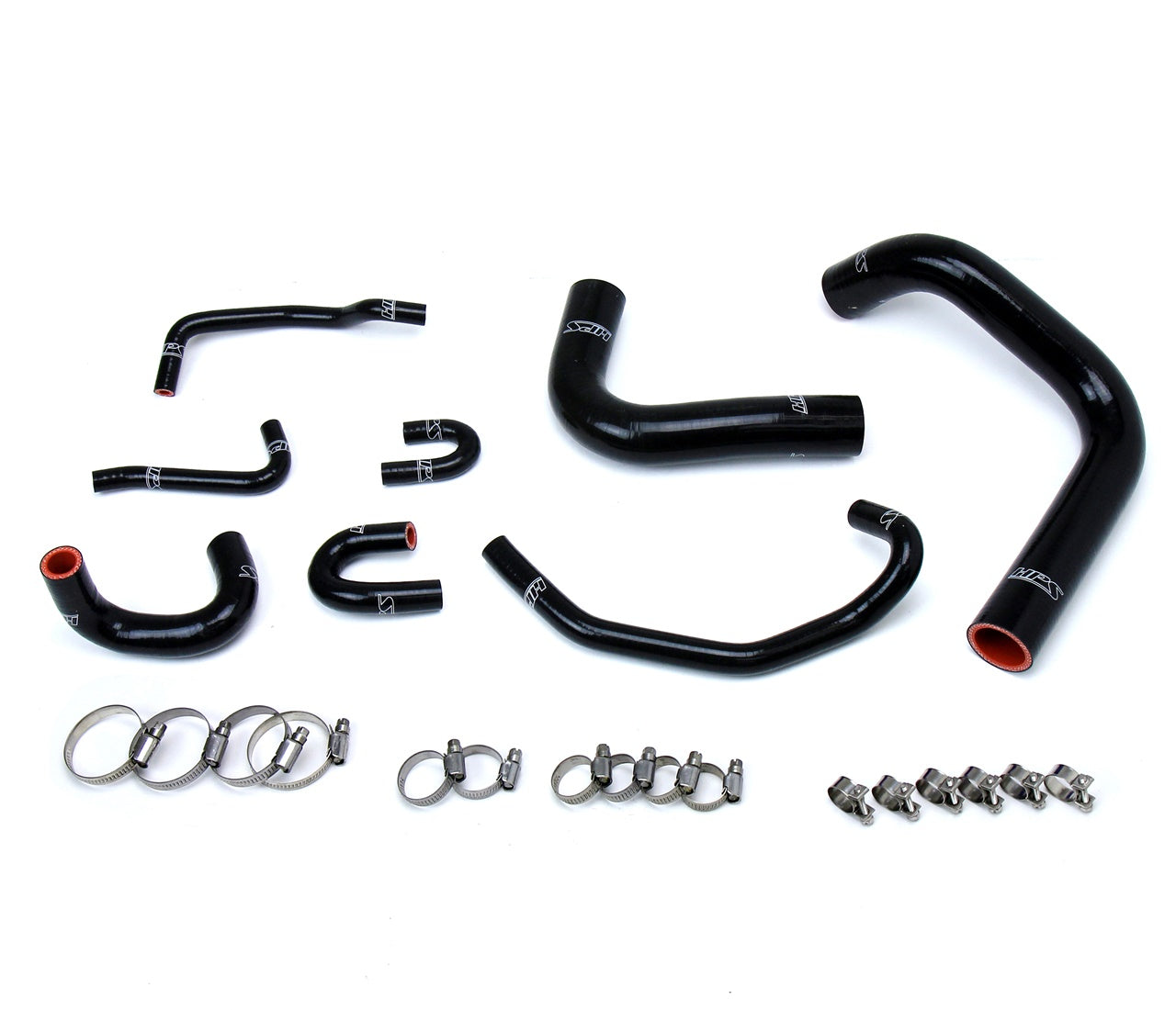 HPS シリコン ホース キット - ラジエーター ホース 57-1323R-BLK