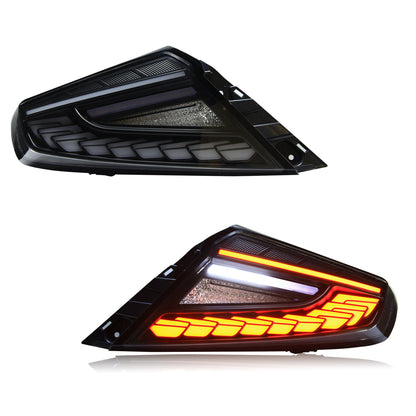 OLM Phantom-Spec LEDテールランプ（クリアレンズ ホワイトオプティック） - 2022年以降 WRX