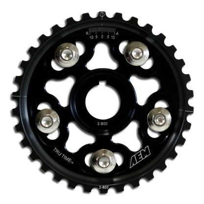 AEM 90-91年式 Acura Integra RS LS GS & GSR / 99-00年式 Honda Civic Si ブラック Tru-Time カムギア