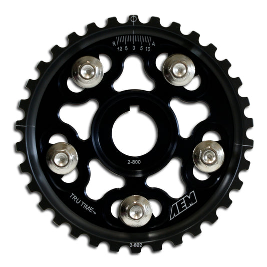 AEM 90-91年式 Acura Integra RS LS GS & GSR / 99-00年式 Honda Civic Si ブラック Tru-Time カムギア