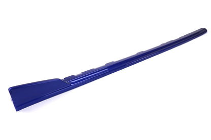 OLM CS2スタイル ペイントマッチド サイドスカート（Galaxy Blue Pearl）- 2015-2021 スバル WRX / STI用