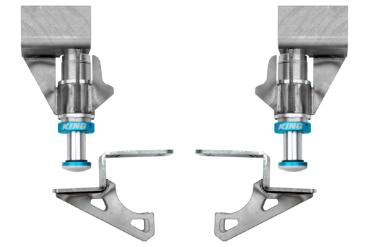 King Shocks 07-18 Chevrolet/GMC Silverado/Sierra 1500 リア 2.0 コンパクトバンプストップキット（ペア）