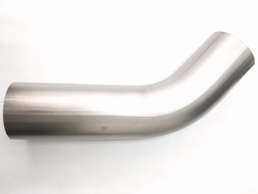 Ticon チタン 45度 マンドレルベンド 外径2.5インチ(約64mm) 曲げ半径3.75インチ(約95mm) 肉厚1mm 直管部3インチ(約76mm)/6インチ(約152mm)