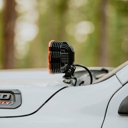 KC HiLiTES 2019年以降 RAM 2500/3500 Aピラー／ディッチライトマウント - 純正HDフード専用