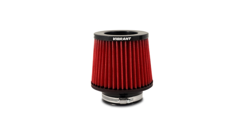 Vibrant The Classic パフォーマンスエアフィルター (コーン外径5.25インチ(約133mm) x 高さ5インチ(約127mm) x 入口内径3インチ(約76mm))