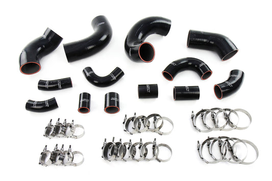 HPS ブラック シリコン インタークーラー ホース ブーツ キット - 1995-1998 日産 BCNR33 スカイライン GT-R RB26DETT(57-2097-BLK)