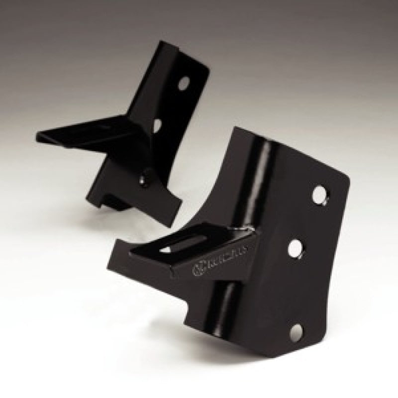 KC HiLiTES 97-06 Jeep TJ Aピラー ウインドシールドヒンジライトマウントブラケットセット（ペア） - ブラック