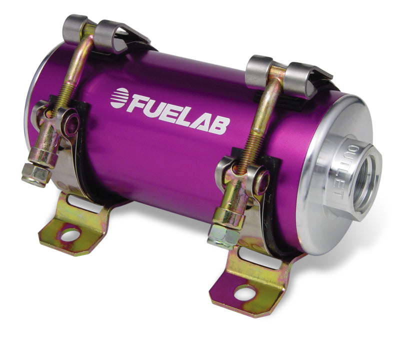 Fuelab Prodigy 高圧インジェクション用インライン燃料ポンプ - 1000HP対応 - パープル