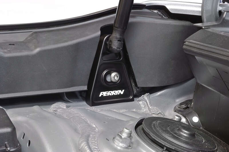 Perrin 15年以降 Subaru WRX/STI ハイリフト ボンネットフードブラケット（ブラック）
