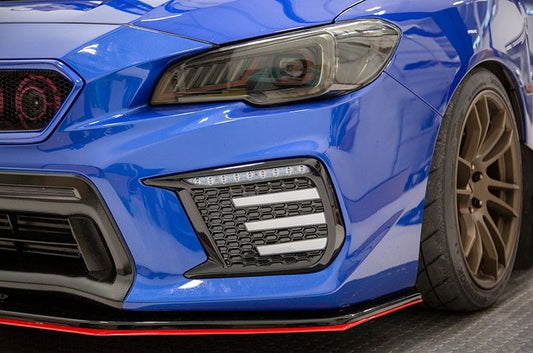 OLM クリア トライバー フォグライト ベゼル - 2018-2021 スバル STI / 2018 WRX