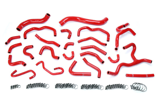 HPS シリコン ホース キット - ラジエーターおよびヒーター ホース 57-1670-RED