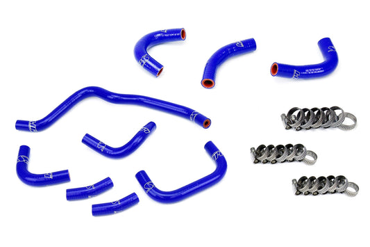 HPS シリコンホースキット - オイルクーラーおよびスロットルボディホース 57-2079-BLUE