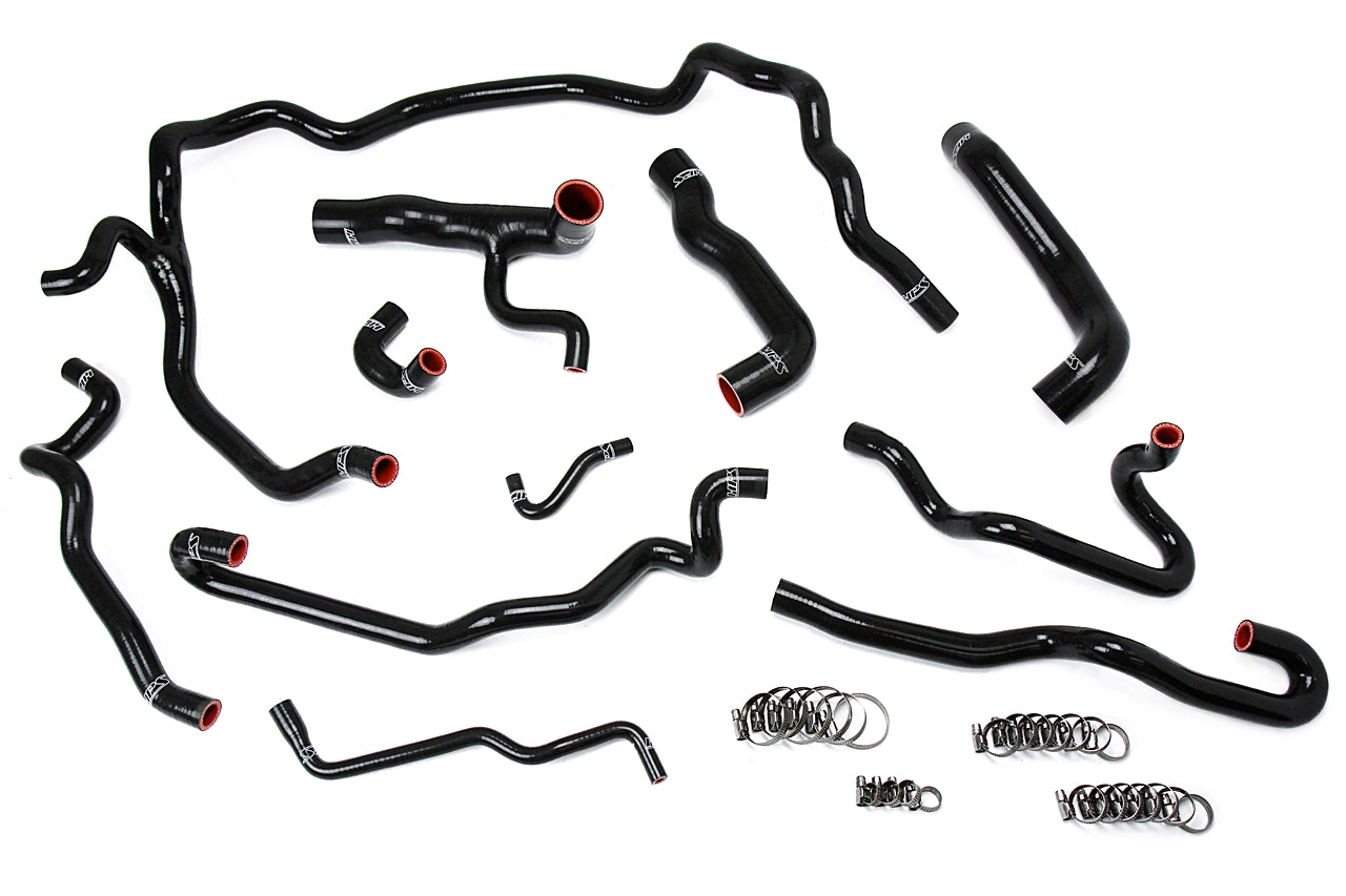 HPS シリコン ホース キット - ラジエーターおよびヒーター ホース 57-1552-BLK