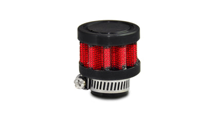 Vibrant クランクケース ブリーザーフィルター 外径35mm 入口内径5/8インチ(15mm) 高さ1.5インチ(約38mm)