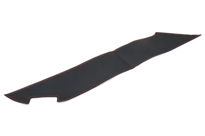 OLM カーボンルック キックガードプロテクターセット 赤ステッチ入り - 2013-2021 Scion FR-S / スバル BRZ / Toyota 86用
