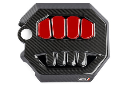 APR 2022-2026 Audi A3/A3 Quattro/S3/フォルクスワーゲン Golf R/GTI EA888.4 (8Y/MK8) 2.0T ツイルカーボンファイバー エンジンカバー