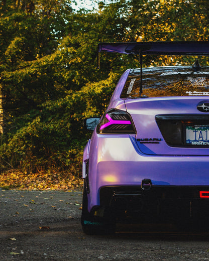 OLM Y-Spec LEDテールランプ（スモークレンズ ホワイトオプティック w/RGB）- 2015-2021 WRX / STI