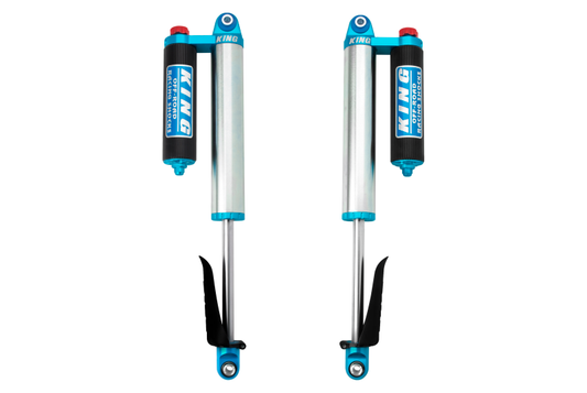 King Shocks 2020年以降 Jeep Gladiator JT リア 2.5インチ（約63.5mm）直径 ピギーバックリザーバーショック 0-2インチ（約0-51mm）リフト 調整式（ペア）