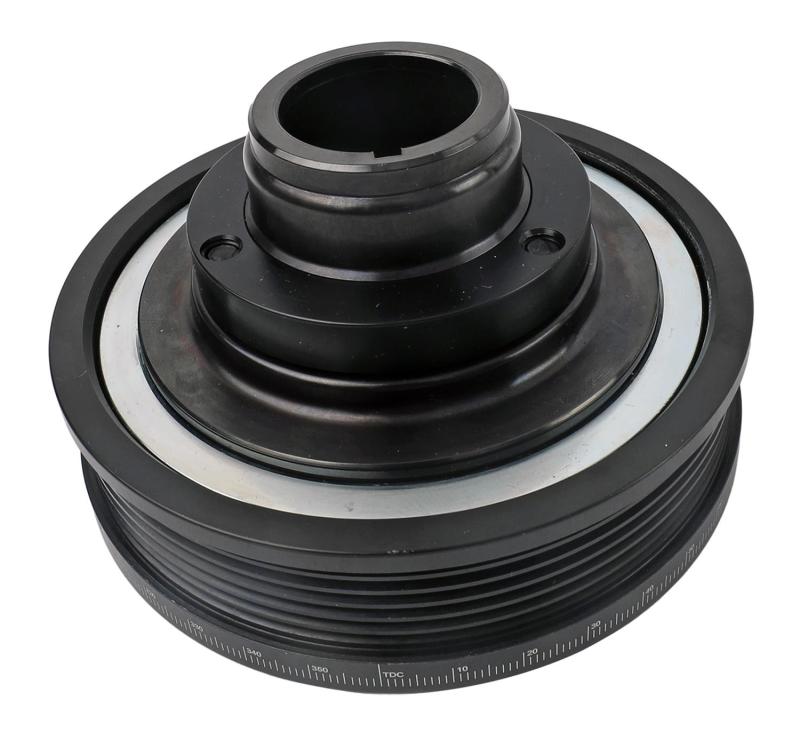 ATI ダンパー - 5.67インチ（約144mm） - アルミ製 - 6/4溝 - 25％アンダードライブ - エアコン無し - LS1/2/3/6 - 1997-2013 Yボディ - 3リング