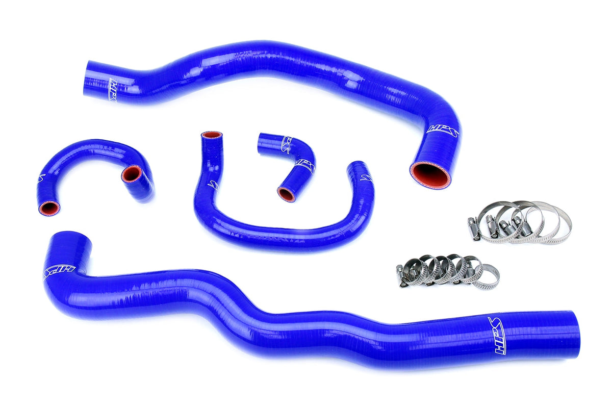 HPS シリコン ホース キット - ラジエーターおよびヒーター ホース 57-2082-BLUE