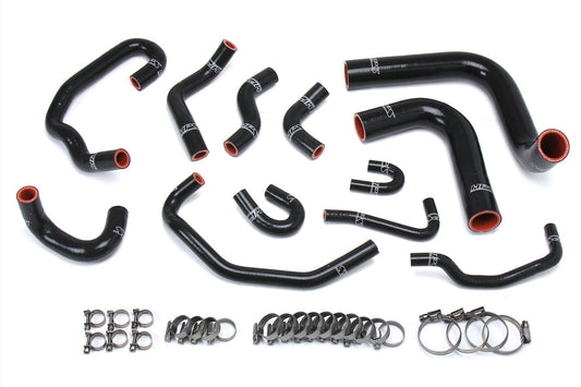 HPS シリコン ホース キット - ラジエーターおよびヒーター ホース 57-1654-BLK