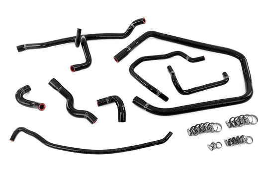 HPS シリコンホースキット - ヒーター、スロットルボディ、エクスパンションタンククーラントホース 57-2137-BLK