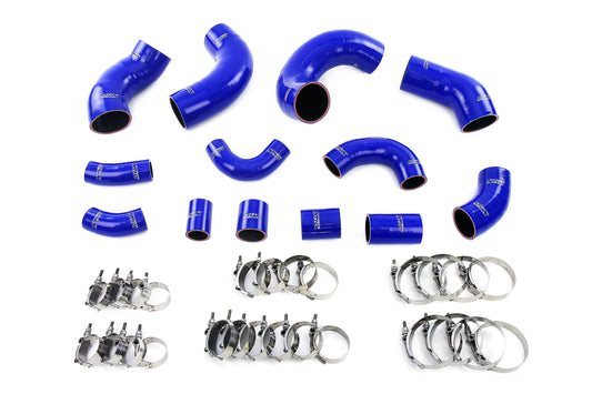 HPS ブルー シリコン インタークーラー ホース ブーツ キット - 1995-1998 日産 BCNR33 スカイライン GT-R RB26DETT(57-2097-BLUE)