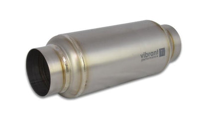 Vibrant チタン レゾネーター 入口2.5インチ(約64mm) / 出口2.5インチ(約64mm) 長さ12インチ(約305mm)
