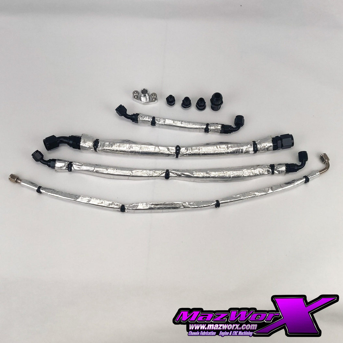 Mazworx - SR20DET/VE FR車用(縦置きエンジン) トップマウントタービンラインキット (702)