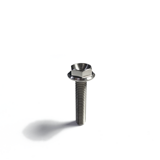 Ticon チタン フランジボルト M5x0.8 長さ15mm 六角8mm