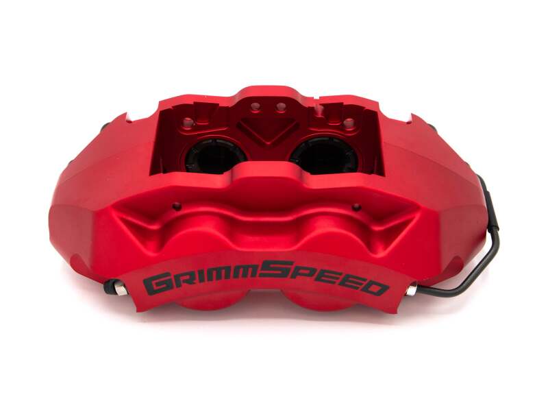 GrimmSpeed 4ポットブレーキキャリパーキット レッド(340mmローター用) | スバル 2002-2021年 WRX / 2004-2021年 STI