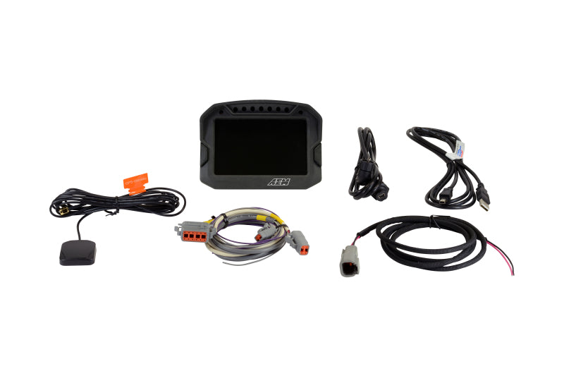 AEM CD-5LG カーボンロギングデジタルダッシュディスプレイ 内蔵10Hz GPS＆アンテナ付き