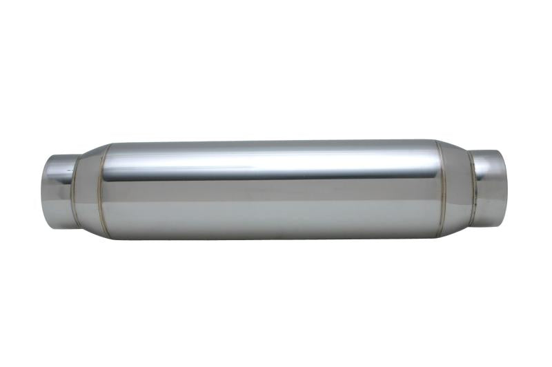 Vibrant ステンレス レゾネーター スタンダードデザイン 入口/出口2.25インチ(約57mm) 長さ12インチ(約305mm)