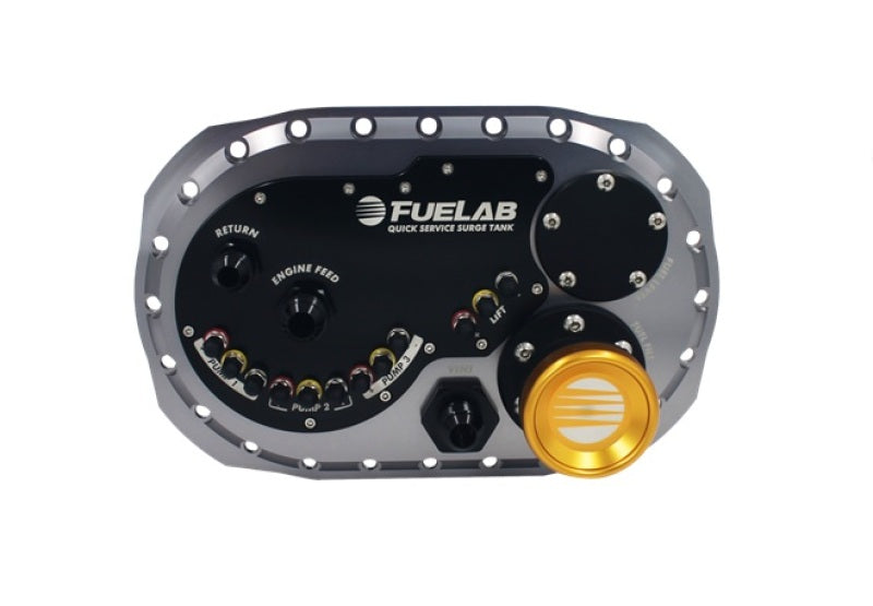 Fuelab クイックサービスサージタンク 2.0 リフトポンプおよびサージポンプなし - チタニウム