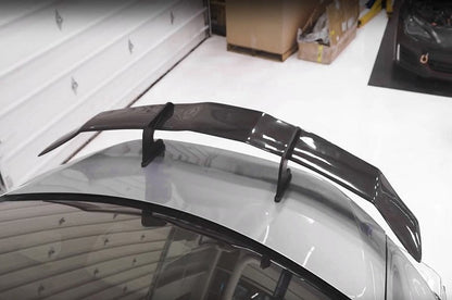 OLM DLスタイル カーボンファイバー グースネックスポイラー - 2013-2016年 Scion FR-S / 2013-2021年 BRZ / 2017-2020年 Toyota 86用