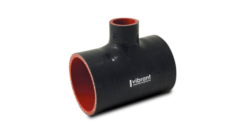 Vibrant シリコンTホースカプラー 内径2インチ(約51mm) 全長4インチ(約102mm) 分岐内径1インチ(約25mm)