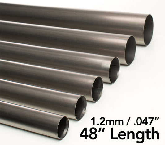 Ticon チタン ストレートパイプ 外径2.13インチ(約54mm) 長さ48インチ(約1219mm) 肉厚1.2mm(0.047インチ)