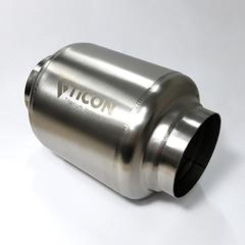 Ticon チタン ウルトラライト マフラー 入口/出口2.5インチ(約64mm) 全長7インチ(約178mm)