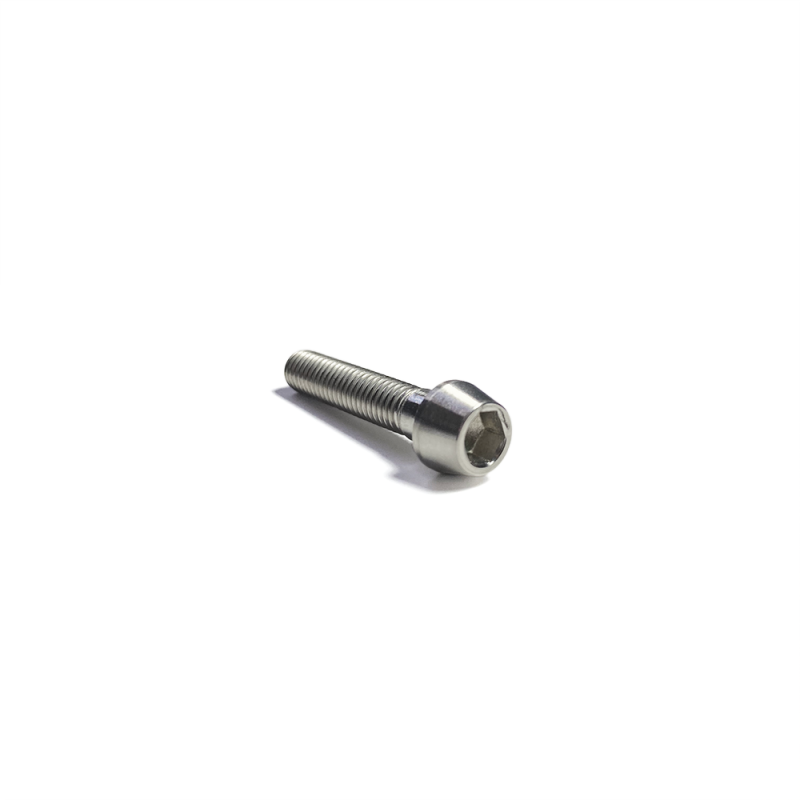 Ticon チタン テーパーキャップボルト M6x1.0 長さ10mm 六角穴4mm