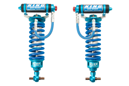 King Shocks 07-18 シボレー アバランチ フロント ステージ3 レースキット 直径3.0インチ リモートリザーバー付 コイルオーバー 調整式（ペア）