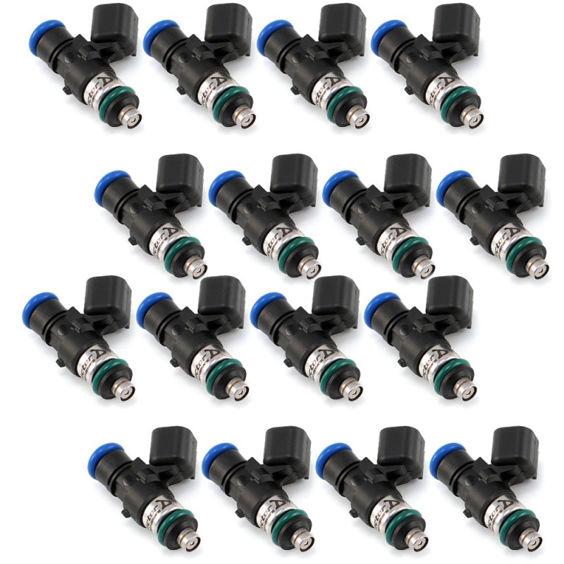 Injector Dynamics ID1050X インジェクター（アダプタートップなし）14mm ロワーOリング付き（16個セット）