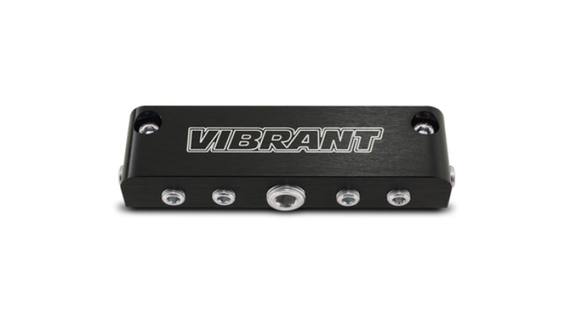 Vibrant アルミ バキュームマニホールド 新デザイン (ブラック)